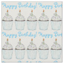 Search for happy birthday fabric Cupcake