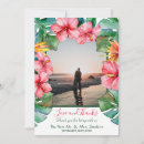 Search for tropical wedding thank you cards Hibiscus