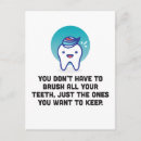 Recherche de brosse à dent cartes postales Dents