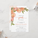 Recherche de peach baby shower invitations Douce comme pêche