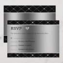 Recherche de coeurs argentés invitations Moderne