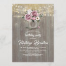 Search for mason jar birthday invitations Floral