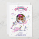 Search for printable unicorn invitations Girl