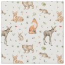 Search for woodland animals fabric Forest