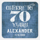 Search for 70th birthday stickers Cheers to 70 years