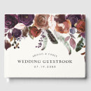 Search for plum wedding guest books Flowers
