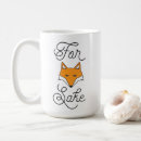 Search for for fox sake mugs Animal