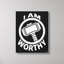 Search for thor canvas prints Mjolnir