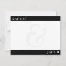 Recherche de monogram note cards Couple