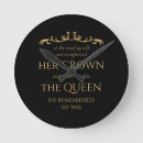 Search for black and gold decor clocks Typography