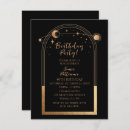 Search for black and gold 40th birthday invitations Modern
