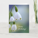Search for snowdrop birthday cards White flowers