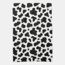 Search for cow print tea towels Black and white