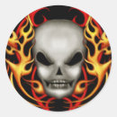 Search for flaming skull stickers Tattoo