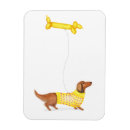 Recherche de chien blanc magnets Chien de saucisse