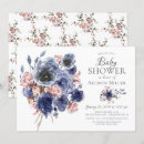 Search for navy baby shower invitations Rustic