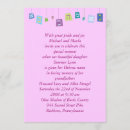 Search for hebrew name invitations Pink