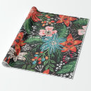Search for pink poinsettia wrapping paper Retro