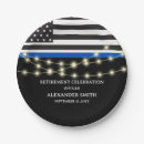 Search for police paper plates Cop