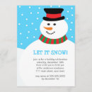 Search for let it snow invitations Winter