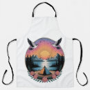 Search for mountain sunset aprons Camping
