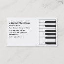 Recherche de affaires de professeur de piano cartes visite Clavier