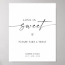 Search for dessert wedding signs Minimal
