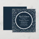 Search for navy blue diamond invitations Elegant