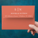 Search for terracotta wedding envelopes Basic