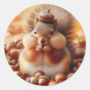 Search for squirrel with acorn stickers Forest