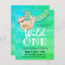 Search for sloth invitations Jungle