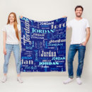 Search for repeating name blankets Blue