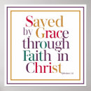 Search for saved by grace posters Bible verse