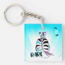Search for rare keychains Zebra