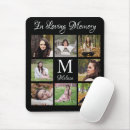 Search for loving memory mousepads Celebration of life