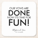 Search for vows coasters Black and white