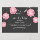 Search for lanterns birthday invitations Lights