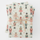 Search for pastel nutcracker wrapping paper Winter