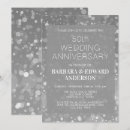 Search for silver wedding anniversary invitations Sparkle