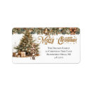 Search for deluxe return address labels Faux gold