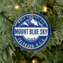 Search for blue sky ornaments Mountains