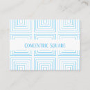 Recherche de concentration cartes visite Géométrique