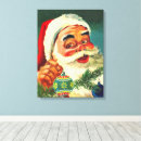 Search for 50s christmas art Santa claus