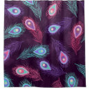 Search for peacock feather shower curtains Vintage
