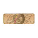 Search for old map return address labels Travel