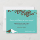 Search for turquoise and brown wedding invitations Floral