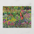 Recherche de iris jardin par giverny cartes postales Claude monet