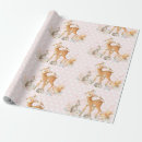 Search for pink deer wrapping paper Woodland