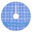 Search for blue tree skirts Tartan