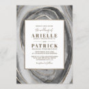 Search for gemstone wedding invitations Geode